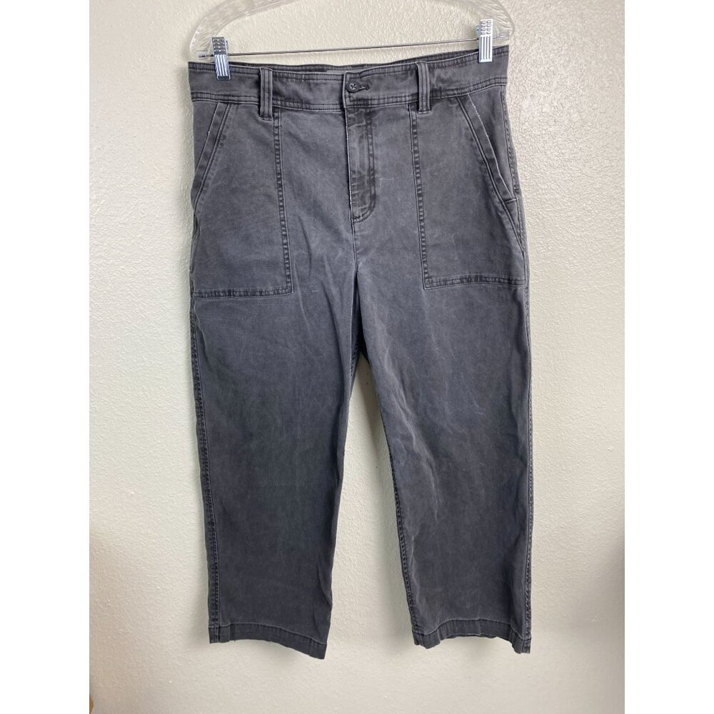 Eddie Bauer Wide Leg Pants Womens size 12 High Rise Outdoor Classic Y2K 90s